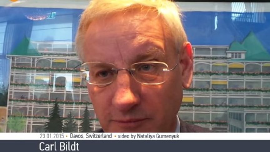 Carl Bildt: 'Staying the Course, Name of the Game with Russia'