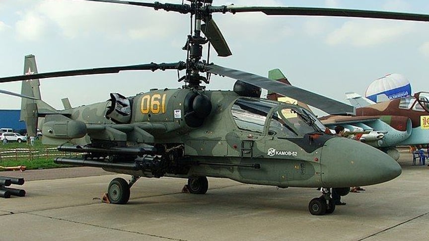 Вертолет Ка-52, иллюстративное фото