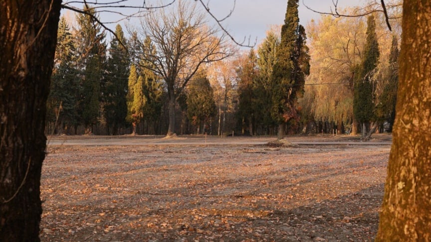 Ділянка, яку підготували під нове Поле почесних поховань у Львові