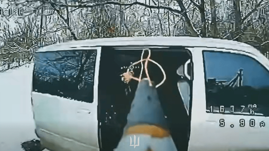 Кадр з одного з відео, яке отримали росіяни