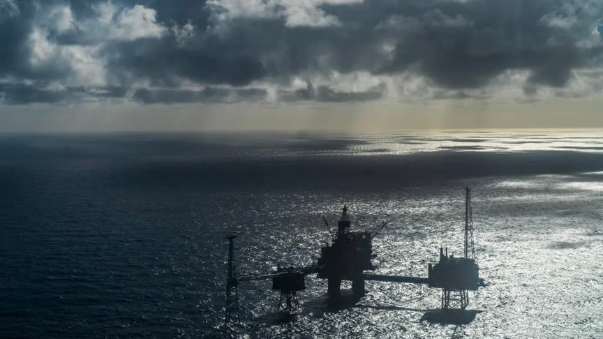 Платформа Sleipner норвезької компанії Equinor у Північному морі
