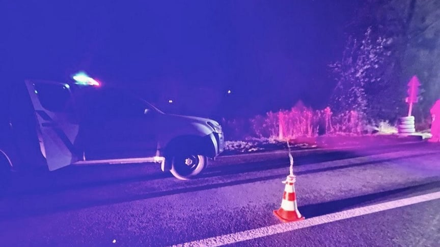 Автомобіль поліції на місці події