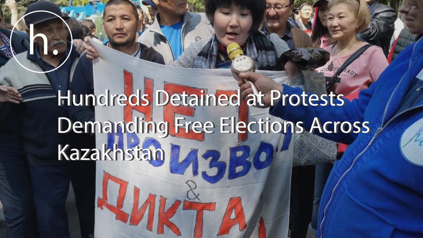 Hundreds Detained at Protests Demanding Free Elections Across Kazakhstan