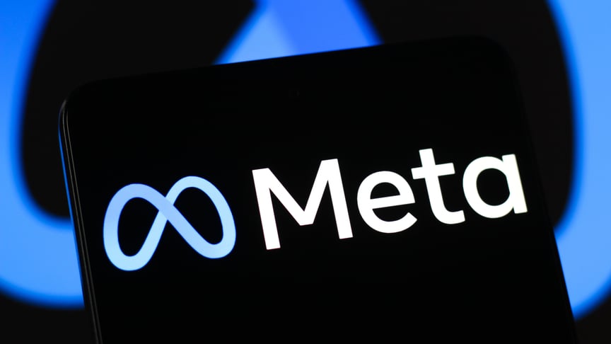 Логотип компанії Meta, якій належить Instagram та Facebook Логотип компанії Meta, якій належить Instagram та Facebook