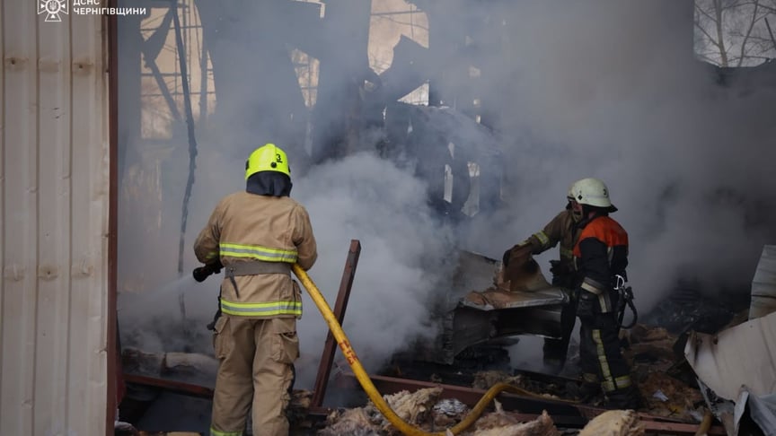 Наслідки атаки на Чернігівщину в ніч проти 26 квітня 2026 року