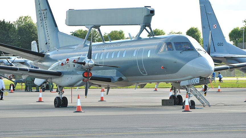 Літак дальнього радіолокаційного виявлення Saab 340 AEW (ASC 890) Літак дальнього радіолокаційного виявлення Saab 340 AEW (ASC 890)