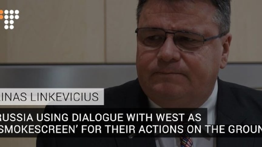 Russia Sometimes Uses ‘Smokescreen’ Dialogue with The West: Lithuanian FM