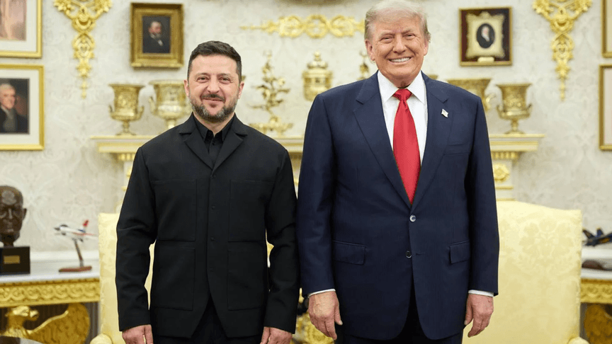 Президент України Володимир Зеленський та президент США Дональд Трамп