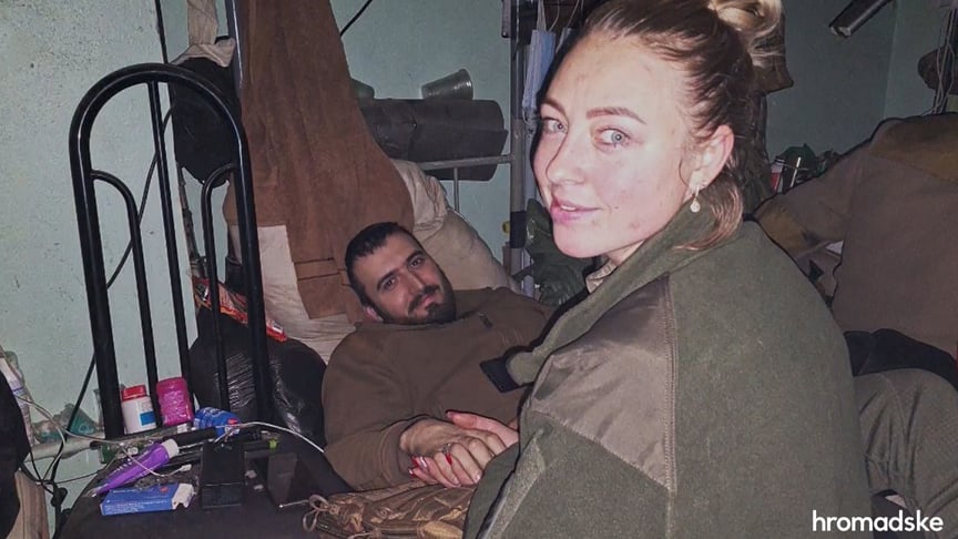 Vitaliy Taranin, son of Rollana Bondarenko, together with his wife Alla Taranina