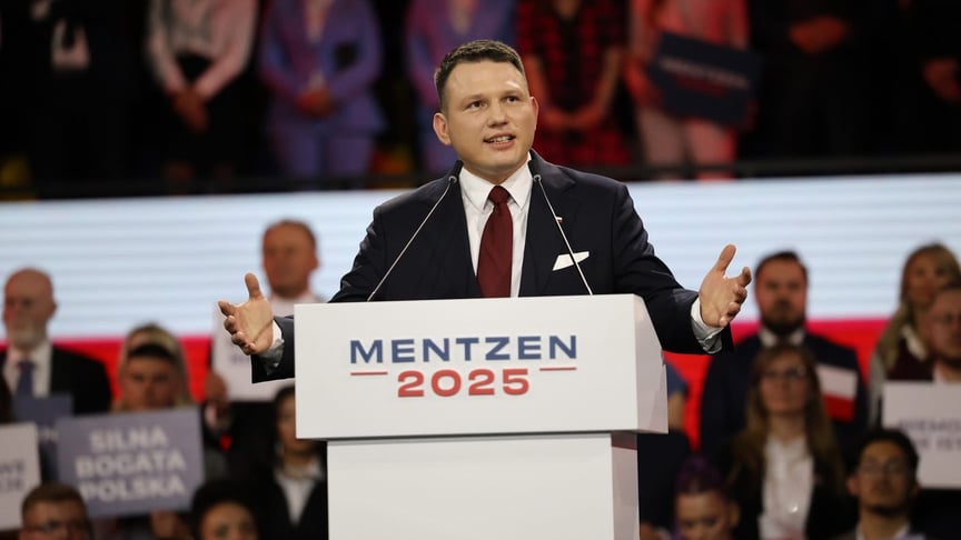 Кандидат на посаду президента Польщі Славомір Менцен Кандидат на посаду президента Польщі Славомір Менцен