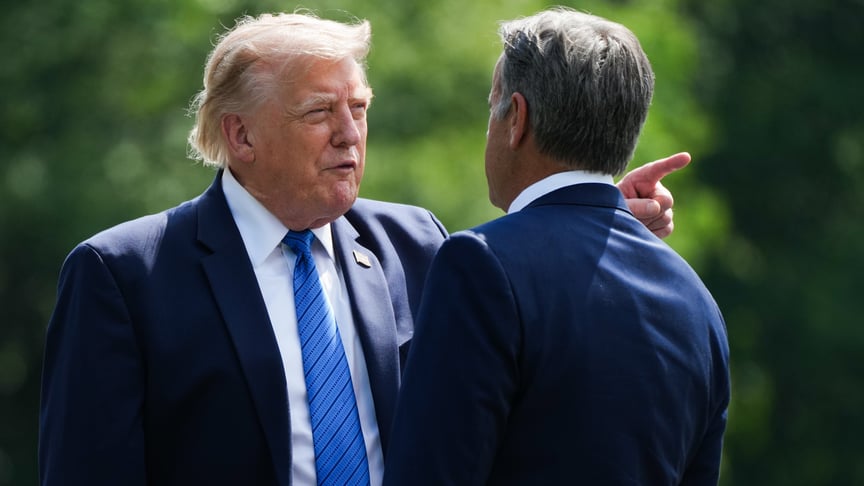 Президент США Дональд Трамп та очільник ЦРУ Джон Реткліфф