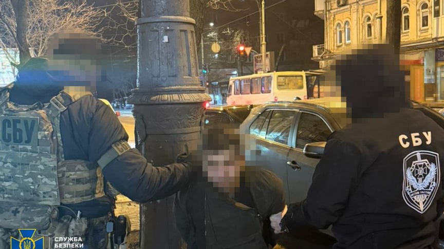 Затримання підозрюваного в коригуванні ударів по Одесі