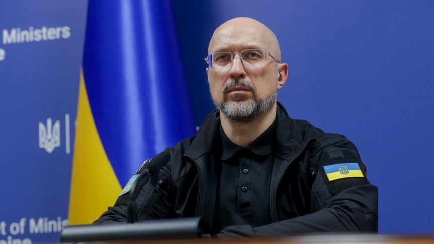 Прем’єр-міністр Денис Шмигаль виступає на засіданні керівного комітету платформи URC-2025