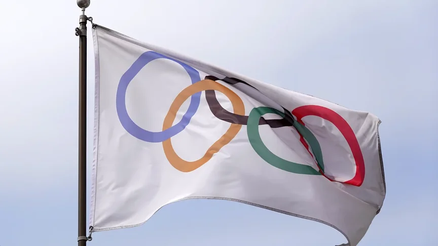 Ілюстративне фото. Прапор з олімпійськими символами