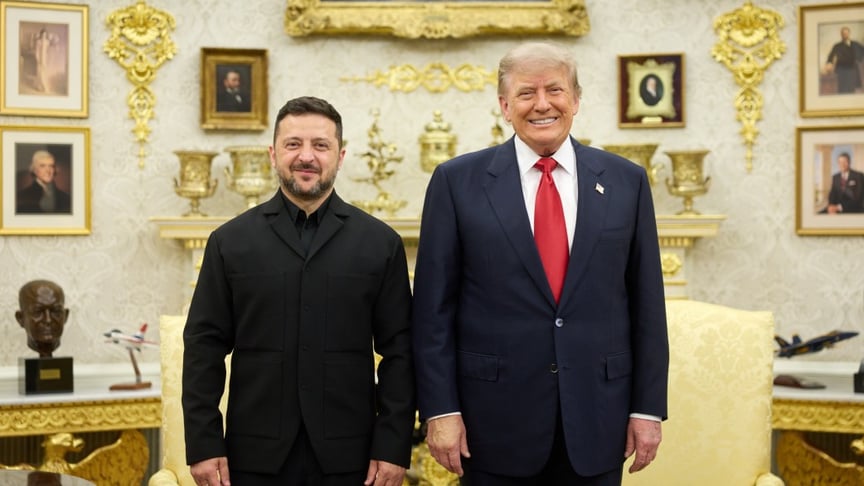 Президент України Володимир Зеленський та президент США Дональд Трамп під час зустрічі в Білому дому, 28 липня 2026 року