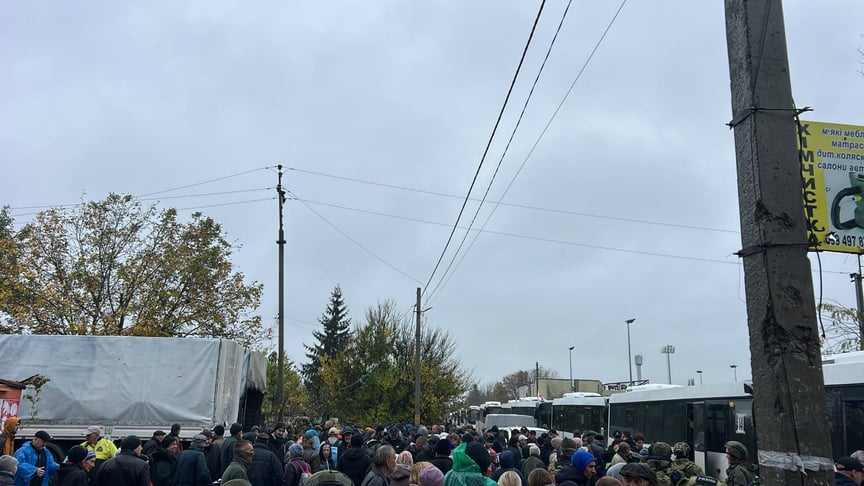 Українська делегація прибула в окуповані Олешки