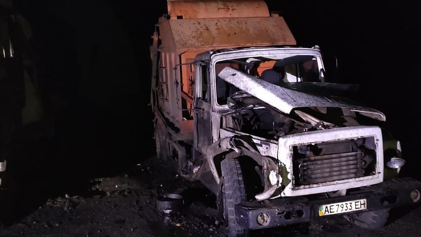 Войска рф ночью обстреляли Никополь, 30 октября 2022 года