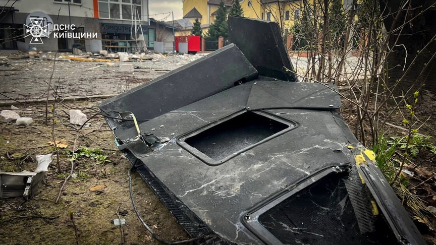 Последствия российских обстрелов в Киевской области, 3 апреля 2026 года