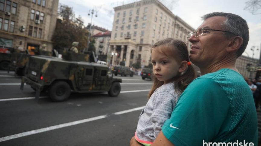 Репетиция военного парада ко Дню Независимости Украины. Киев, 18 августа 2021 года