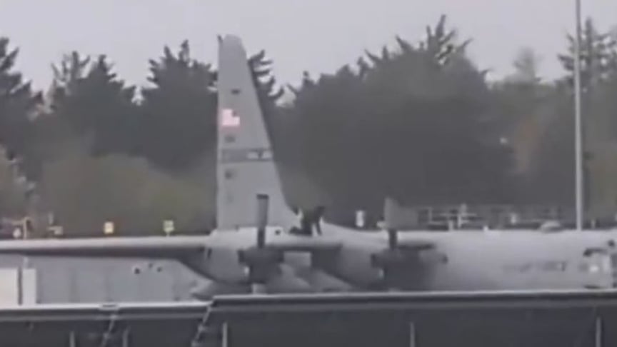 В Ірландії чоловік пошкодив американський літак сокирою