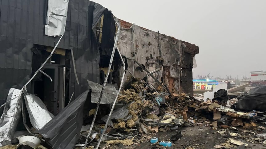 Наслідки удару по АЗК