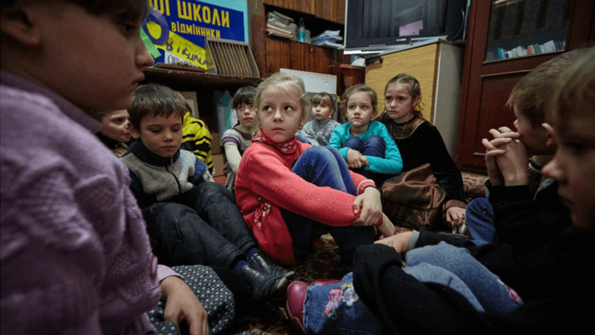 Schoolwork Amidst Gunfire: How War Affects Children in Donbas