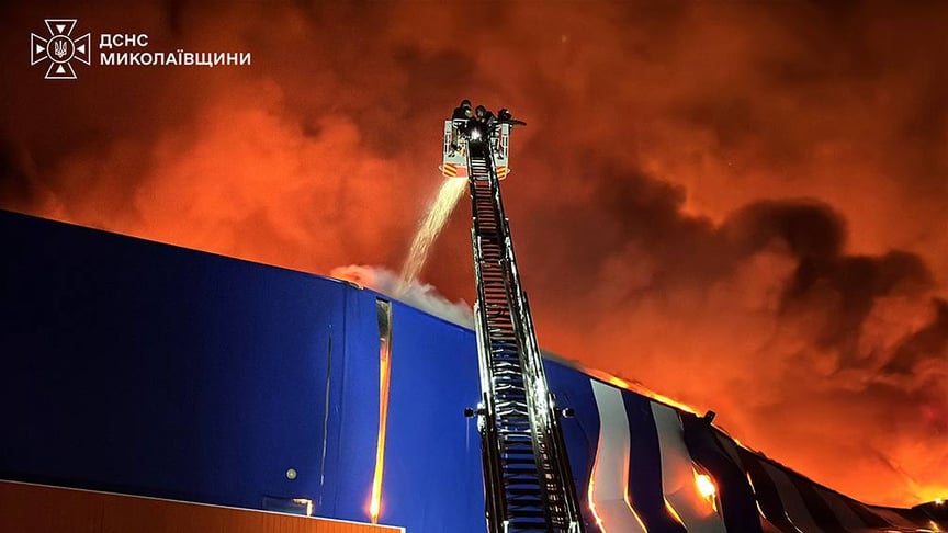 Наслідки російського удару по ТЦ у Миколаєві, 5 вересня 2026 року