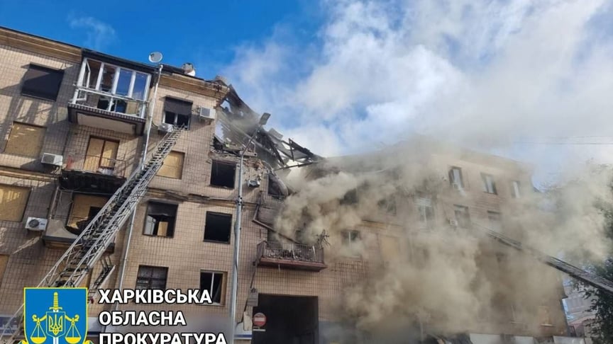 Наслідки обстрілу Харкова