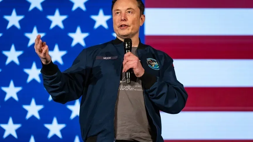 Ілон Маск виступає на America PAC у Ланкастері, штат Пенсільванія, 26 жовтня 2024 року