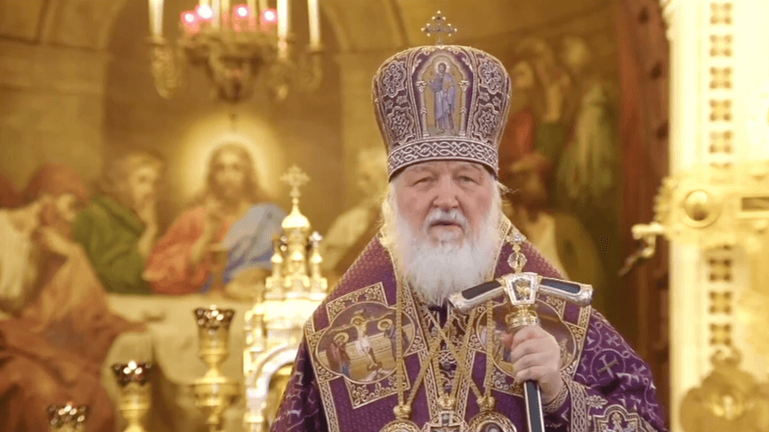 Патріарх РПЦ Кирило в Чистий четвер читав проповідь про Богоявлення