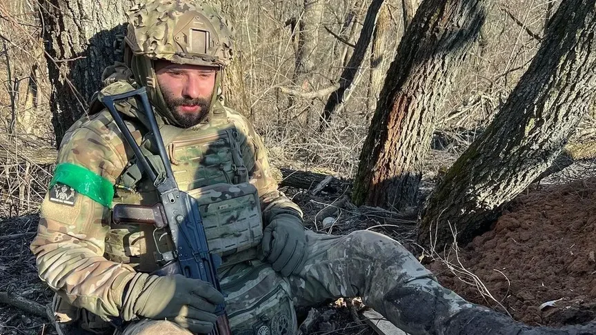 Військовослужбовець третьої окремої штурмової бригади та комік Віктор Розовий