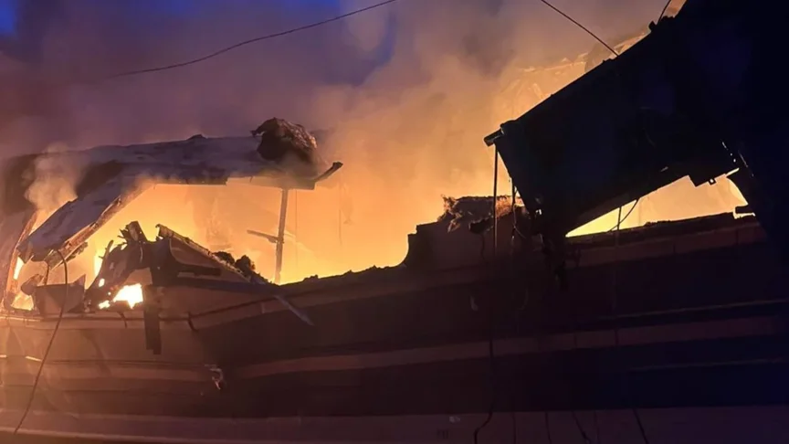 Атакованный в Харьковской области вагон поезда