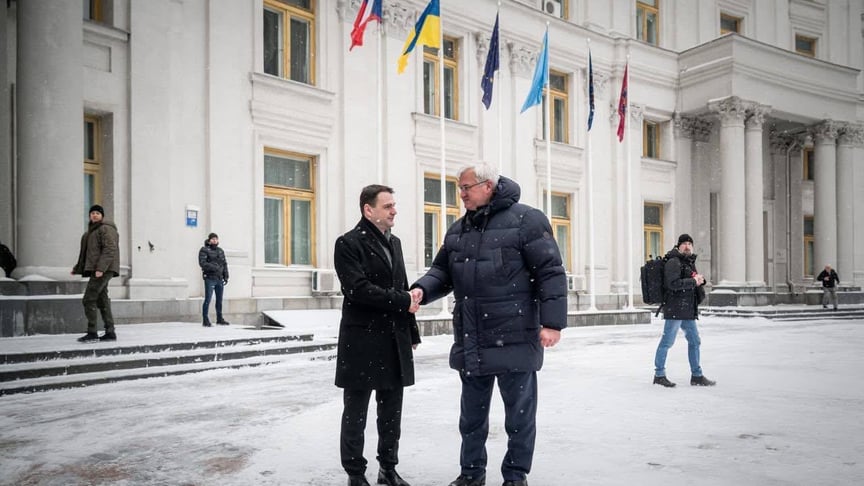 До України прибув міністр закордонних справ Чехії, 9 січня 2026 року
