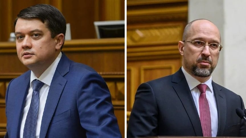 Дмитро Разумков та Денис Шмигаль