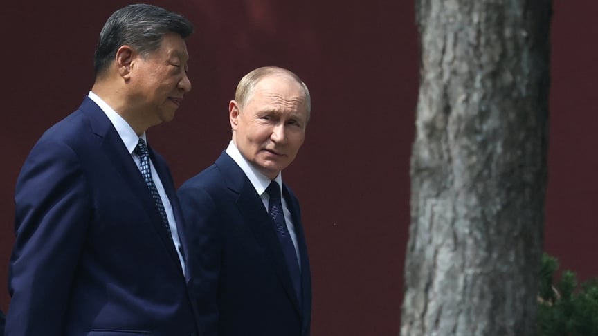 Очільник Китаю Сі Цзіньпін та глава росії володимир путін Очільник Китаю Сі Цзіньпін та глава росії володимир путін