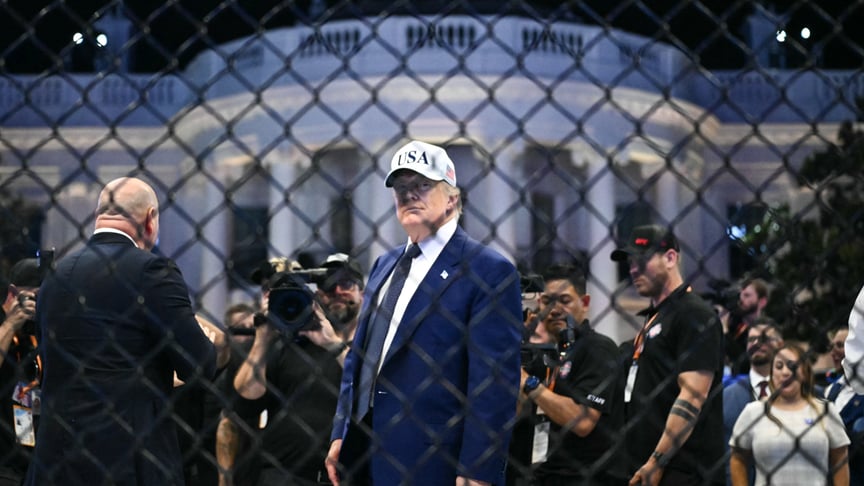 Президент США Дональд Трамп на турнірі UFC Freedom 250, 15 червня 2026 року Президент США Дональд Трамп на турнірі UFC Freedom 250, 15 червня 2026 року