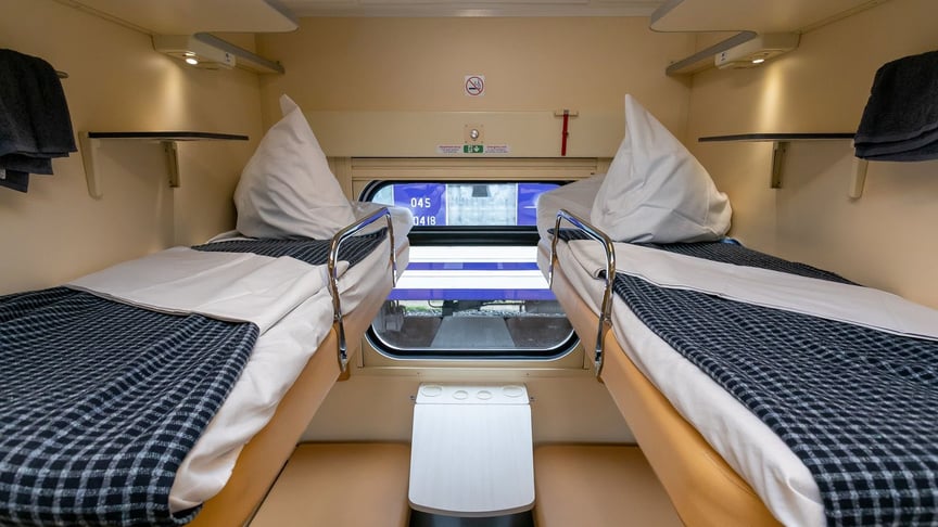 Ілюстративне фото. Новий плацкартний вагон у поїзді «Укрзалізниці»