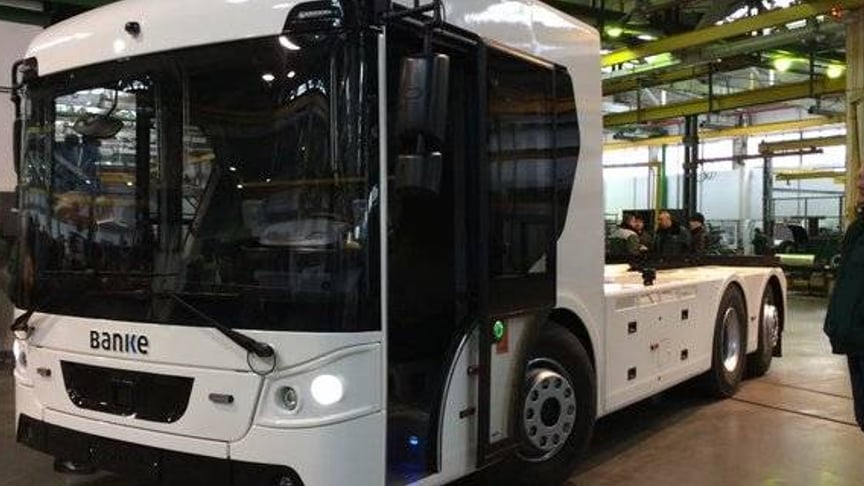 Перша в Україні електрична вантажівка