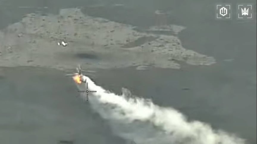 Сили безпілотних систем знищили російський вертоліт Ka-52
