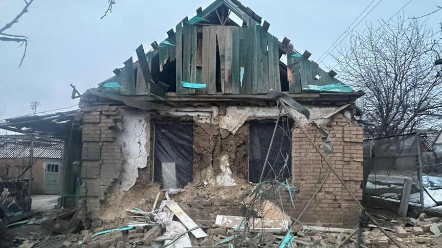 Последствия обстрелов Днепропетровской области