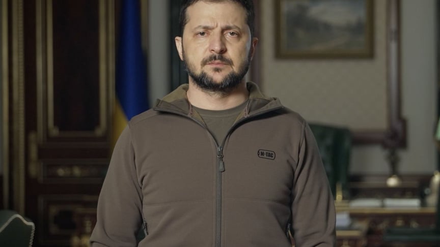 Президент Володимир Зеленський у відеозверненні 21 березня 2023 року