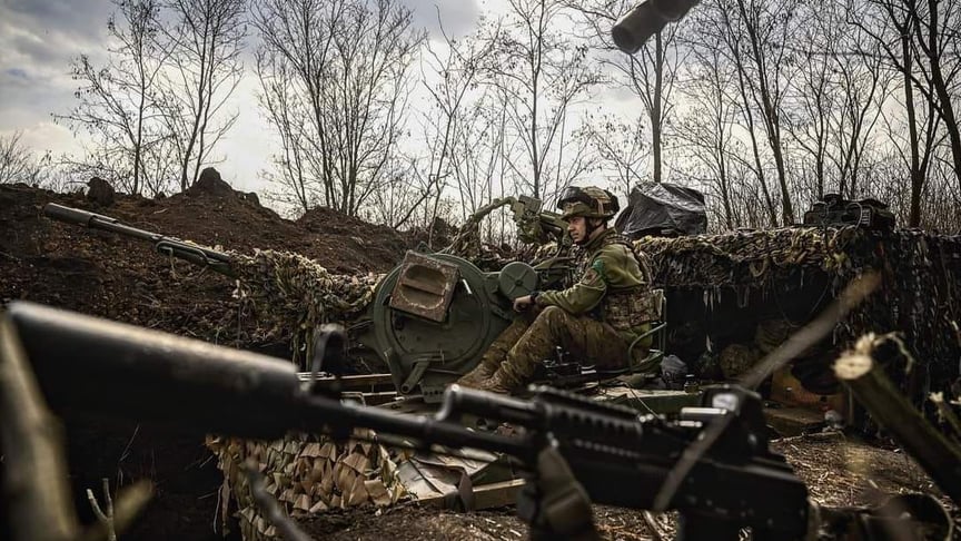 A Ukrainian serviceman. Illustrative photo