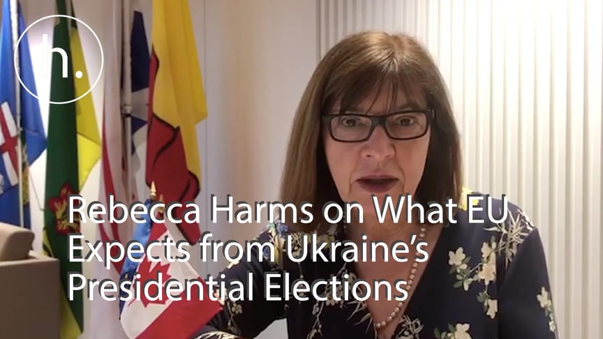 Rebecca Harms on What the EU Expects from Ukraine's Presidential Elections