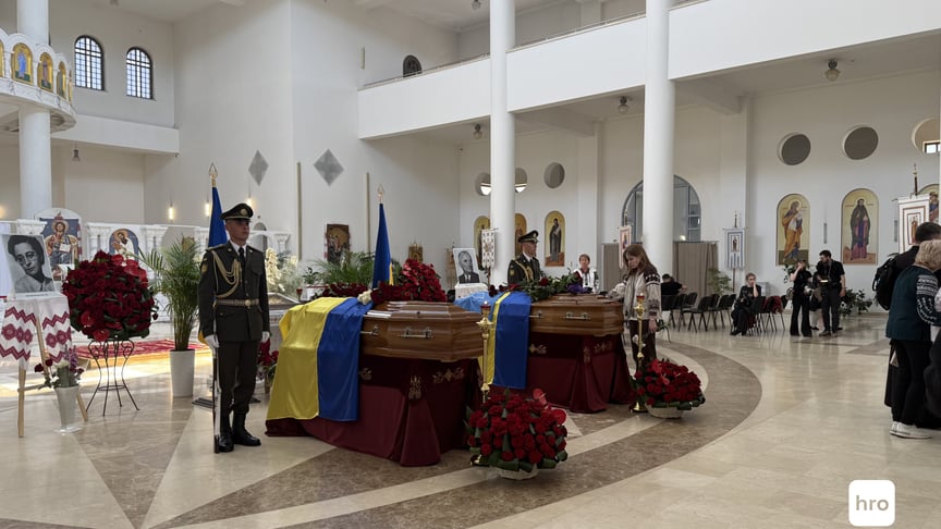 Відспівування Андрія Мельника та Софії Федак-Мельник у Києві Відспівування Андрія Мельника та Софії Федак-Мельник у Києві