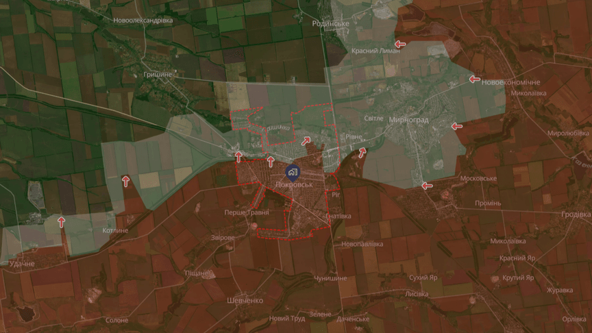 Ситуація в Покровську станом на 20 грудня