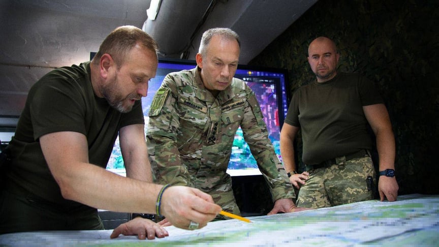 Головнокомандувач ЗСУ Олександр Сирський із військовими