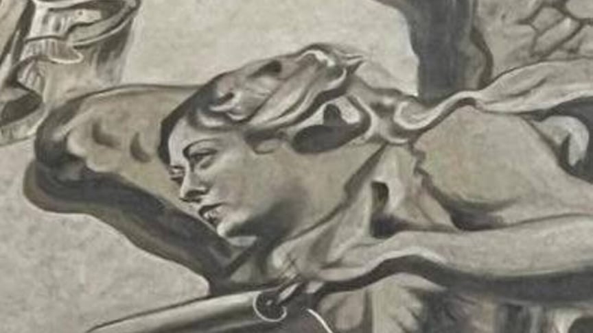 Фреска янгола в базиліці Сан-Лоренцо-ін-Лучіна в Римі