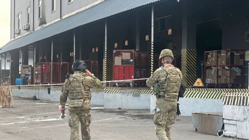 Правоохоронці на місці вибуху в Києві