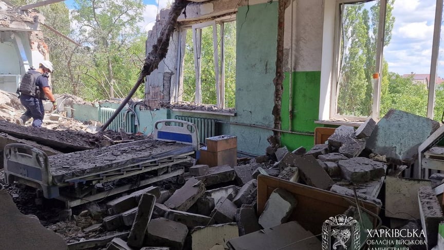 Наслідки російського обстрілу у Харкові, 25 липня 2025 року