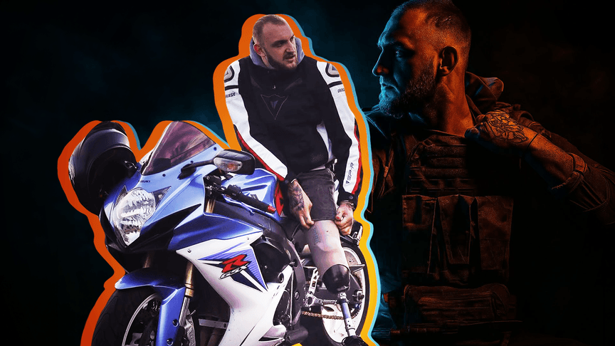 «250-300 кілометрів за годину — це нормально». Як ветеран після втрати обох ніг ганяє на мотоциклах